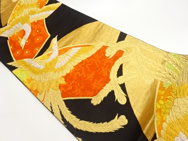 JAPANESE FUKURO OBI / WOVEN JIGAMI PATTERN